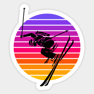 skiing Sticker